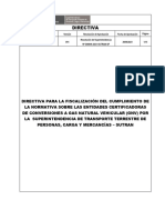 Directiva - Entidades Certificadores A GNV PDF