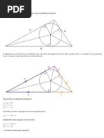 Circunferencia Inscrita No Triangulo