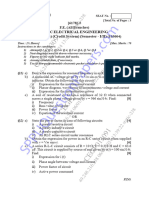 Be - First Year Fe Engineering - Semester 1 - 2023 - November - Basic Electrical Engineering Pattern 2019