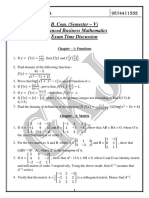 Sem - V Math Exam Time Discussion-1