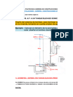 Bombeo Ejemplo Instalaciones Calculo de Bomba, Tanque, Presupuesto