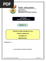 IsiXhosa HL P2 Nov 2017 Memo