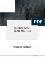 Pecb Candidate Handbook Iso 27001 Lead Auditor MC