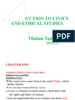 Common Course, Civics, 2010 E.C.