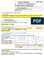 Structure Et Nomenclature Des Hydrocarbures Aliphatiques 1