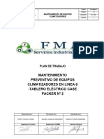 Plan de Trabajo de Mantenimiento Climatizador L6-Case Packer N 2