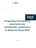 Preguntas Frecuentes para Cancelaciones 2022