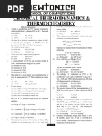 3 - Chemical Thermodynamics and Thermochemistry