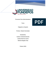 Universidad FUNDEPOS Oligolipolio Duopolio