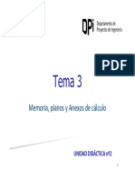 Tema 3 - Memoria Planos y Anexos de Calculo - Subrayado