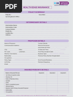 Health Edge Insurance: Policy Schedule