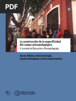 2021 Psicopedagogia El Campo de La Epistemologia Disciplinar BERTOLDI