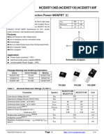 Datashet Mosfet Nce65t130d - Nce65t130 - Nce65t130f