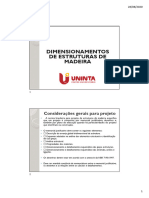 Slide 3 - Estruturas de Madeira - Dimensionamentos - Eng - Civl - 2020.2