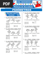 Perimetros para Primer Grado de Secundaria