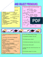 SUBJECT AND OBJECT PRONOUNSghuyj