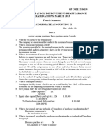 March 2023 Answer Key Corporateaccounting