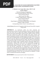 Structural Analysis On Nanocomposites Lead Free Solder Using Nanoindentation