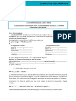 Contrat de Scolarisation