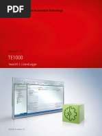 Manual en TE1000. TwinCAT 3 EventLogger Version - 1.8