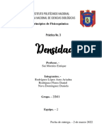 Practica 3. - Densidad