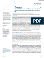 Water Resources Research - 2021 - Liu - Bare Earth DEM Generation in Urban Areas For Flood Inundation Simulation Using