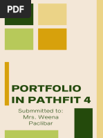 PORTFOLIO in PATHFIT 4