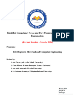 Revised Competency, Electrical & Computer Engineering at JJU