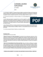 Unidad de Atención A Usuarios: Historial Crediticio