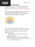 Los Números Racionales, Reales y Radicales