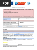 CXT MYP Community Project Proposal For Action 2024