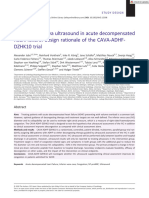 ESC Heart Failure - 2020 - Jobs - Inferior Vena Cava Ultrasound in Acute Decompensated Heart Failure Design Rationale of