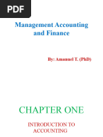 MGT - Acct - CH, Part I