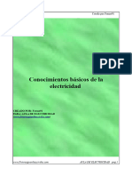 Conocimientos Básicos de La Electricidad (CBE)