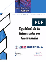 Equidad en La Educacion en Guatemala