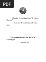 PROYECTO DE GESTIOìN DEL SERVICIO DE GRIESSINGER DEL HOSPITAL