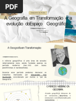 1º Ano - A Geografia em Transformação e A Evolução Dos Espaço Geográfico (1) - 2