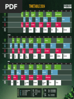 Timetable Southside 2024