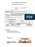 Evaluación CIENCIAS 1° Sentidos