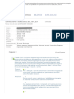 Controle Motor e Neurociências - Questionário I