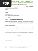 Carta 35 Ampliacion Plazo PARCIAL #03 Pistas y Veredas Solivin