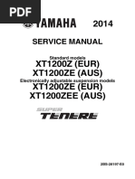 Manual de Servicio Yamaha XT1200ZE 2014 INGLES