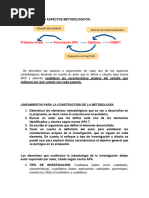 Metodologia o Aspectos Metodologicos