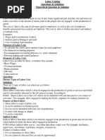 Labor Costing (Math Solution)