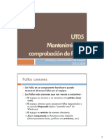 UT05 Mantenimiento y Comprobación de Fallos