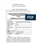 Modalidad No Presencial: Silabo Por Competencias Curso