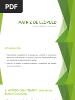 MATRIZ de LEOPOLD y Metodos Cuantitativos