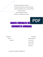 Bases Sociales de La Conducta H