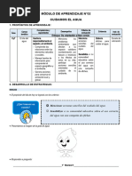 1° Grado - Modulo Día Del Agua