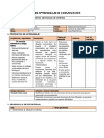 Sesion de Aprendizaje Lunes 27 de Mayo